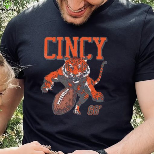 Cincinnnati Cincy football tiger attack ’68 shirt