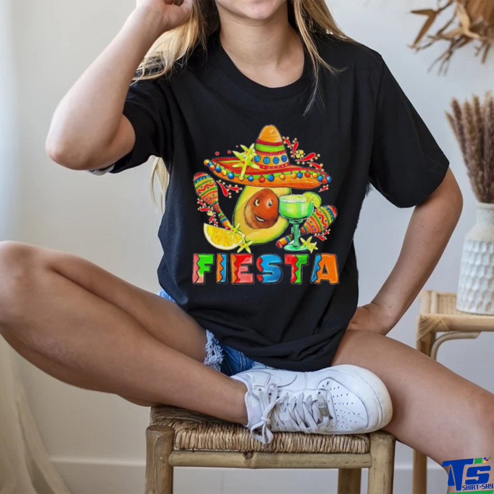 Cinco De Mayo Fiesta With Avocado And Sombrero Shirt Cinco De Mayo Fiesta With Avocado And Sombrero Shirt