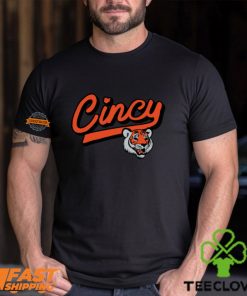 Cincy Football Tiger Script Shirt