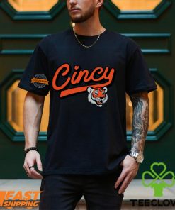 Cincy Football Tiger Script Shirt