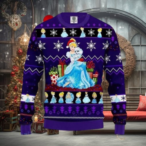 Cinderella Purple Ugly Christmas Sweater Impressive Gift For Men And Women