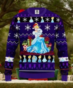 Cinderella Purple Ugly Christmas Sweater Impressive Gift For Men And Women