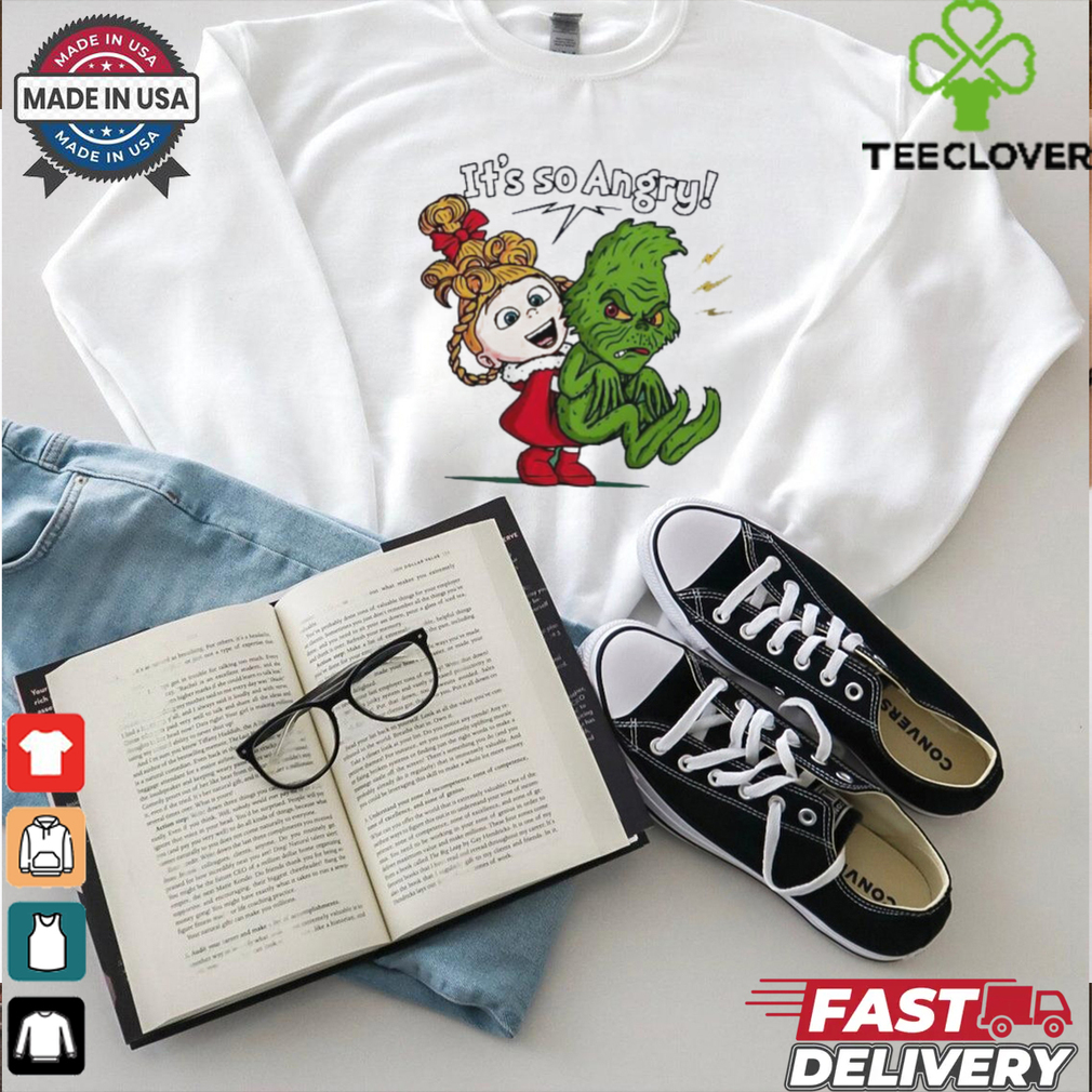Cindy Lou Who and Grinch it’s so angry Merry Christmas shirt Cindy Lou Who and Grinch it’s so angry Merry Christmas shirt