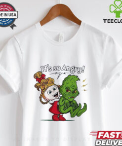 Cindy Lou Who and Grinch it’s so angry Merry Christmas shirt