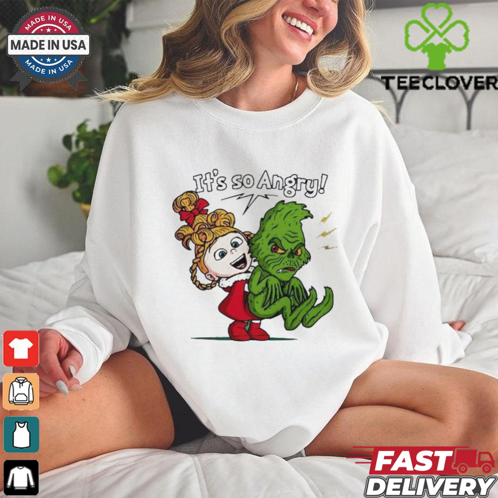Cindy Lou Who and Grinch it’s so angry Merry Christmas shirt Cindy Lou Who and Grinch it’s so angry Merry Christmas shirt