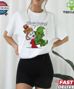 Cindy Lou Who and Grinch it’s so angry Merry Christmas shirt