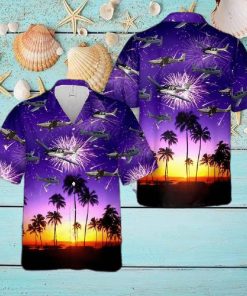 Cirrus 22 Airplane 4th Of July Hawaiian Shirt