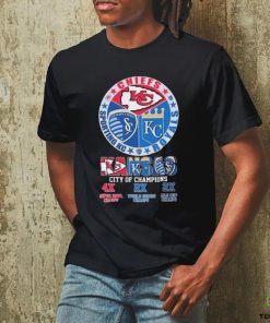 City Of Champions Kansas Sports Teams Logo Shirt