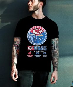 City Of Champions Kansas Sports Teams Logo Shirt