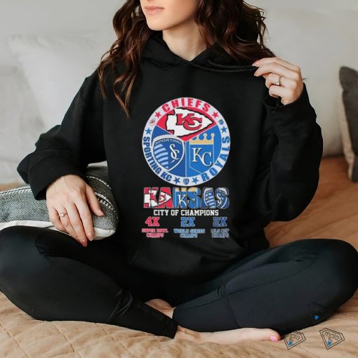 City Of Champions Kansas Sports Teams Logo Shirt