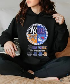 City Of Champions New York Sports Teams Logo Shirt