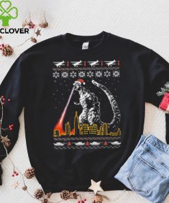 City Santa Godzilla Ugly Christmas Shirt