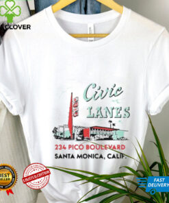 Civic Lanes 234 Pico Boulevard Santa Monica CA shirt