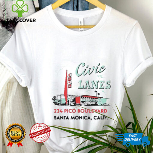 Civic Lanes 234 Pico Boulevard Santa Monica CA shirt