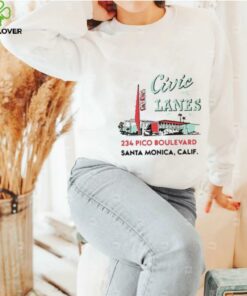 Civic Lanes 234 Pico Boulevard Santa Monica CA shirt