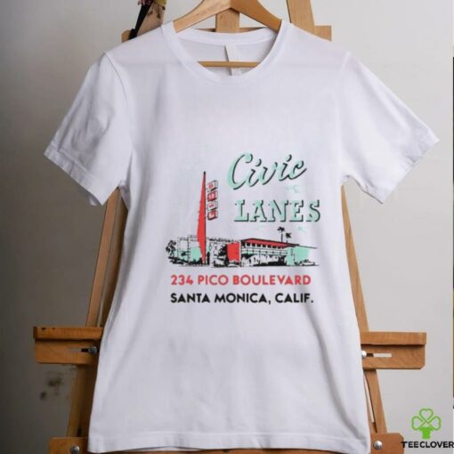 Civic Lanes 234 Pico Boulevard Santa Monica CA shirt