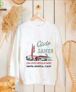 Civic Lanes 234 Pico Boulevard Santa Monica CA shirt