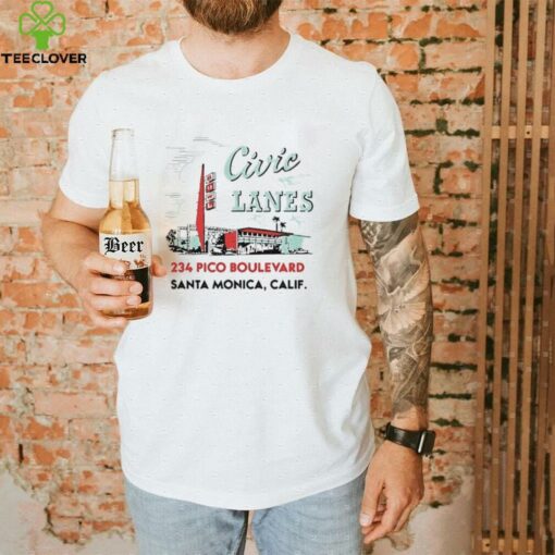 Civic Lanes 234 Pico Boulevard Santa Monica Calif shirt