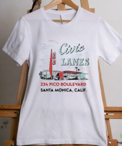 Civic Lanes 234 Pico Boulevard Santa Monica Calif shirt