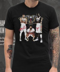 Cj Mccollum 3 Brandon Ingram 14 Zion Williamson 1 New Orleans Pelicans Basketball Player T shirt