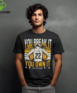 Clark You Break It You Own It White Orange Colors Shirt