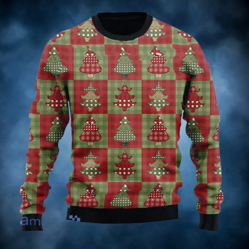 Classic Christmas Tree Pattern Xmas Gift Sweater