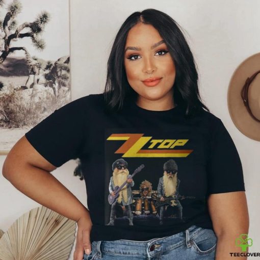 Classic ZZ Top Rock Band funny t shirt