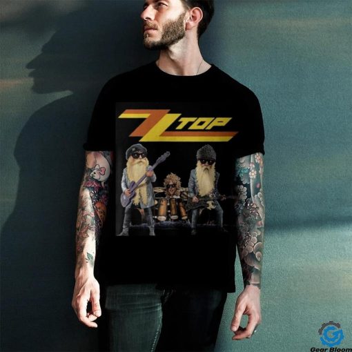 Classic ZZ Top Rock Band funny t shirt