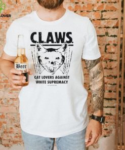 Claws cat lovers against white supremacy cat magic punks t shirt