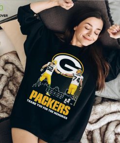 Clay Matthews III And Aaron Kampman Packers Thank You For The Memories Signatures Shirt