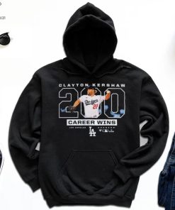 Clayton Kershaw Los Angeles Dodgers 200 Career Wins MLB Shirt
