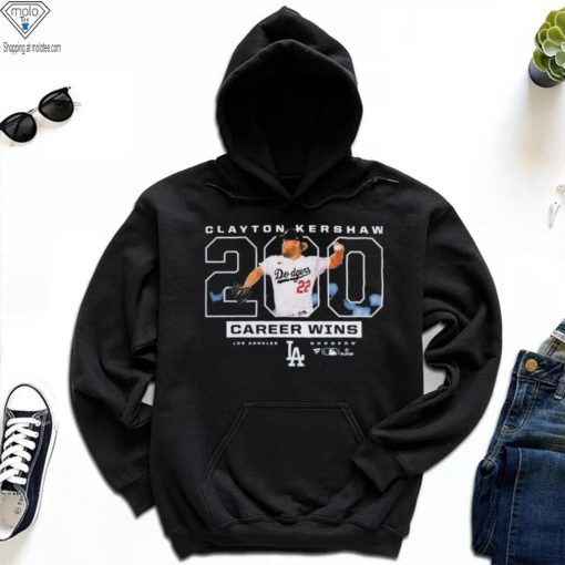 Clayton Kershaw Los Angeles Dodgers 200 Career Wins MLB Shirt