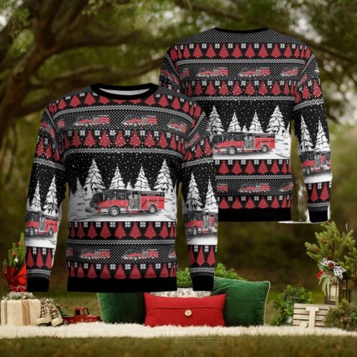 Clearwater Minnesota Clearwater Fire Department Ugly Sweater Christmas Gift For Men And Women