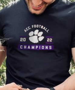 Clemson Tigers 2022 ACC Football Conference Champions Shirt