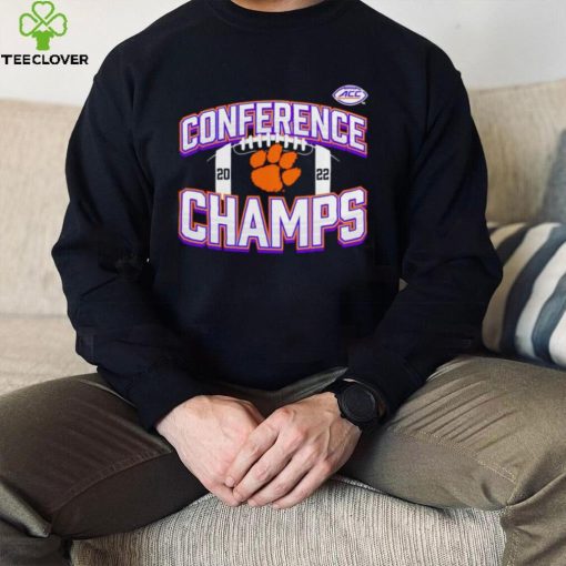 Clemson Tigers 2022 ACC Football Conference Champions hoodie, sweater, longsleeve, shirt v-neck, t-shirt