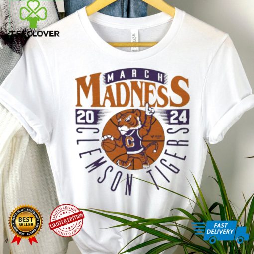 Clemson Tigers 2024 March Madness Mascot Shirt