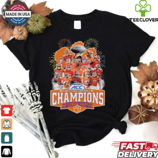 Clemson Tigers Atlantic Coast Conference Champions 2024 T Shirt