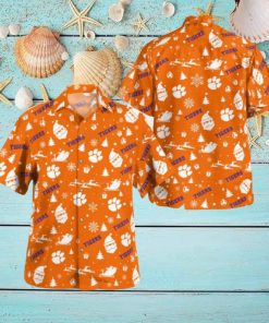 Clemson Tigers Christmas Hawaiian Shirt Beach Gift Fans For Men And Women