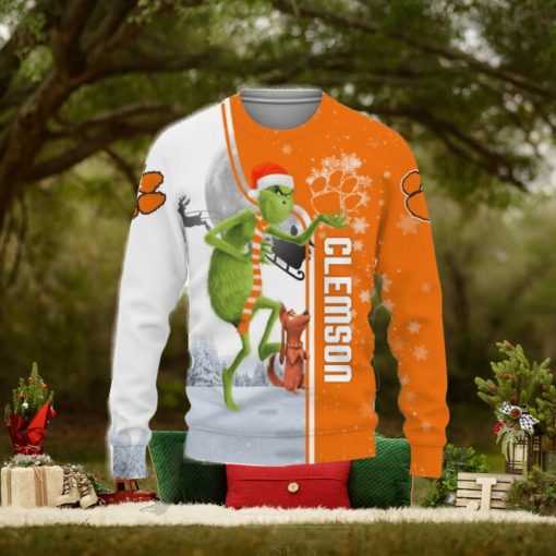 Clemson Tigers Grinch Winter Ugly Christmas Sweater Christmas Gift