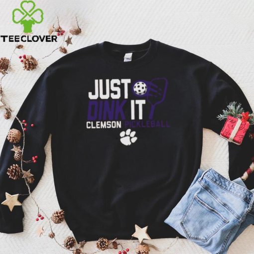 Clemson Tigers Just Dink It Pickleball T Shirt