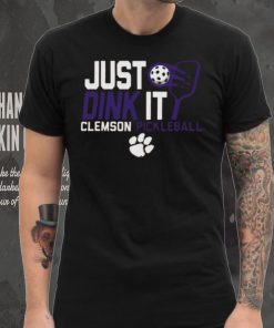 Clemson Tigers Just Dink It Pickleball T Shirt