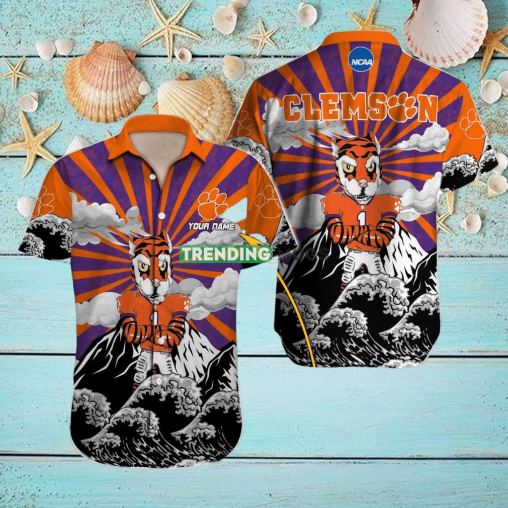 Clemson Tigers NCAA Custom Name Hawaiian Shirt Great Gift For Men And Women Fans hawaiian shirt Clemson Tigers NCAA Custom Name Hawaiian Shirt Great Gift For Men And Women Fans hawaiian shirt