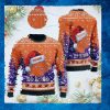 Clemson Tigers NCAA Symbol Wearing Santa Claus Hat Cute Pattern Ho Ho Ho Custom Personalized Ugly Christmas Sweater Wool Shirt