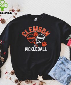 Clemson Tigers Pickleball Crossed Paddles T Shirt