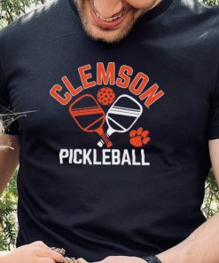 Clemson Tigers Pickleball Crossed Paddles T Shirt