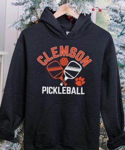 Clemson Tigers Pickleball Crossed Paddles T Shirt