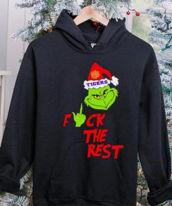 Clemson Tigers Santa Grinch fuck the rest hoodie, sweater, longsleeve, shirt v-neck, t-shirt