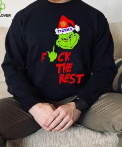 Clemson Tigers Santa Grinch fuck the rest hoodie, sweater, longsleeve, shirt v-neck, t-shirt