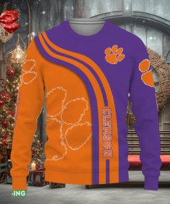 Clemson Tigers Sports American Teams Gift For Fan Road To Champion Knitted Christmas Sweater