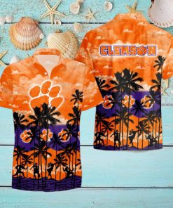 Clemson Tigers Summer Tropical Hawaiian Shirt